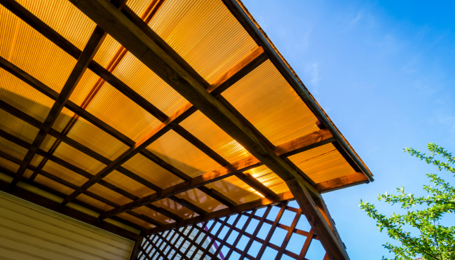 polycarbonate roof